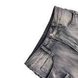EVE Casual Washed Pockets Fifth Jeans LSD-2405