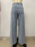 EVE Fashion Tassel Loose Straight Jeans LSD-2404