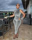 EVE Sleeveless Backless Print Tie Up Jumpsuit MEM-88640