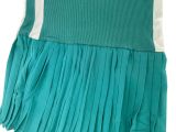 EVE Solid Color Sleeveless Pleated Mini Dress OY-6500