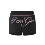 EVE Sports Wrap Tops Shorts 2 Piece Set GFCF-1360