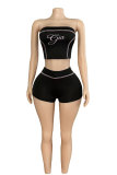 EVE Sports Wrap Tops Shorts 2 Piece Set GFCF-1360