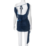 EVE Sexy Sleeveless Backless Mini Dress GSZM-G25DS064