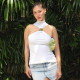 EVE Solid Color Sleeveless High Collar Vest GSZM-G25TP054