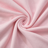 EVE Solid Color O Neck Loose Two Piece Pants Set GSZM-Y24ST593