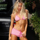 EVE Color Block Tie Up Bikinis Two Piece Short Set DLSF-K25S63780