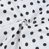 EVE Polka Dot Print Sleeveless Slim Fishtail Dress FL-WQ25010PFO