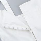 EVE Sleeveless Waistband Slim Sling Top FL-XY25012PFO