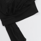 EVE Sexy Single Shoulder Tie Up Tops FL-YL25039MHO