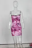 EVE Leopard Print Sling Mini Dress YWXS-XS-XSL44778