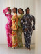 EVE Mesh See Through Flare Sleeve Maxi Derss YWXS-XS-L45412