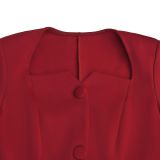 EVE Deep V Neck Long Sleeve Ruffles Mini Dress BY-7263