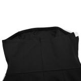 EVE Tube Tops Backless Buttoned Jumpsuit BY-7205