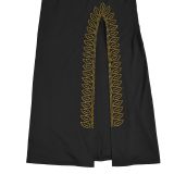 EVE Short Sleeve Hot Drill Slim Maxi Dress BY-7261