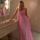 EVE Shawl Sleeveless Strapless Wrap Chest Mesh Dress DLSF-K25S65666
