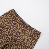 EVE Leopard Print Tight Seventh Pants GDSF-J25PT029