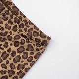EVE Leopard Print Tight Seventh Pants GDSF-J25PT029