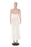 EVE Lace See Through Slim Maxi Dress MZ-2901
