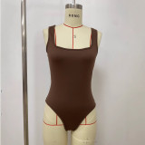 EVE Solid Color Bodysuit Tassel Hole Pants 2 Piece Set LSD-2448