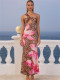 EVE Leopard Print Single Shouler Backless Maxi Dress YWXS-XS-L45189