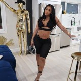 EVE Sexy Slim Sequin Vest Shorts 2 Piece Set GFCF-1348