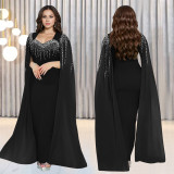 EVE Hot Drill Fashion Long Sleeve Evening Dress BY-7305
