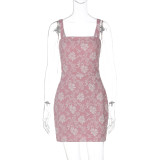 EVE Print Sleeveless Bandage Dress GLAG-D5218616F