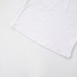 EVE Letter Print Sleeveless Skinny Tops Pants Suit GDSF-Q25ST109