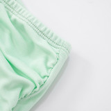 EVE Love Metal Button Top Wide Leg Pants 2 Piece Set GDSF-J25ST051