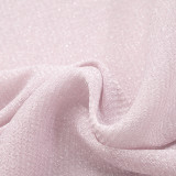 EVE Plunge Bow Slightly Sheer Fishtail Dress  GDSF-Q25DS083