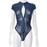 EVE Sexy Sexy Metal Buckle Mesh Bodysuit GDSF-Y25BS123
