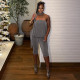 EVE Solid Color Off Shoulder Skinny Jumpsuit GDSF-Q25JP135