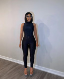 EVE Solid Color Zipper Sport Pants QXLB-10135