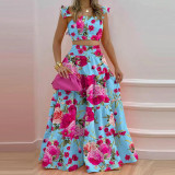 EVE Plus Size Solid Color Sleeveless Two Piece Skirts Set GMAN-8114