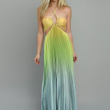 EVE Plus Size Sexy Hollow Out Halterneck Maxi Dress GMAN-29040