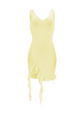 EVE Fashion Sleeveless V Neck Mini Dress GLF-10022