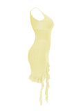 EVE Fashion Sleeveless V Neck Mini Dress GLF-10022
