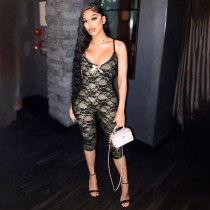 EVE Lace Camisole Bow Jumpsuit MXBF-K25RP041