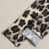 EVE Square Neck Leopard Print Jumpsuit GFRT-060015JBL