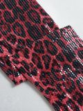 EVE Leopard Print Sequin Straight Pants GFRT-060014PBL