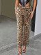 EVE Leopard Print Sequin Straight Pants GFRT-060014PBL