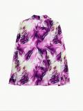 EVE Long Sleeve Lapel Loose Print Shirt SH-391317