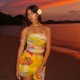 EVE Print Off Shoulder Tube Top Dress GWSD-D1994560