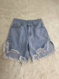 EVE Tassel Holes Denim Short LSD-2419