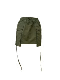 EVE Zipper Solid Color Sexy Mini Skirt LSD-2424