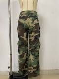 EVE Camouflage Print Straight Pants LSD-24471