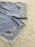 EVE Tassel Holes Denim Short LSD-2419
