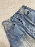 EVE Fashion Multi-pockets Straight Jeans LSD-2447