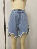 EVE Tassel Holes Denim Short LSD-2419