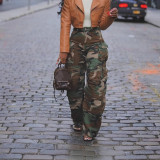 EVE Camouflage Print Straight Pants LSD-24471
